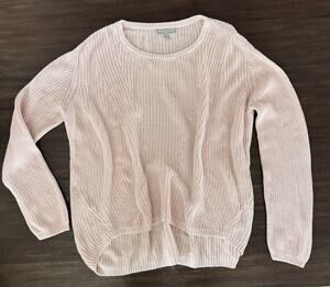 Ballet Pink Sweater Relaxed Oversized Soft Girl Knit Pullover BR M